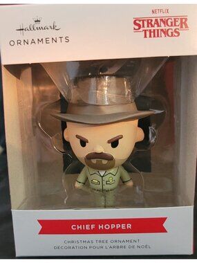 Hallmark Stranger Things Chief Hopper Ornament Netflix Funko Style New